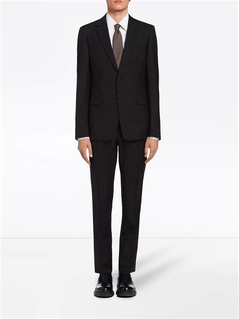 prada slim fit slacks|Black Slim.